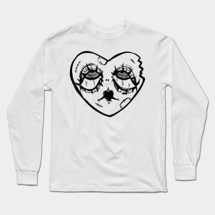 heart with droppy eyes Long Sleeve T-Shirt